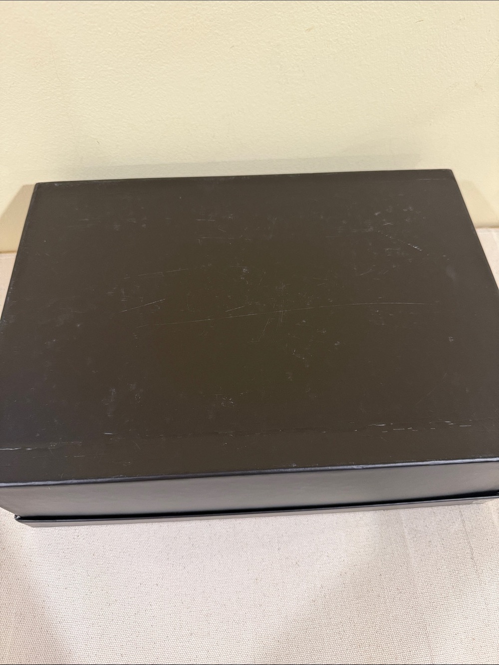 Versace Black and White Gift Box with Silver Logo Accent 12” x 8.5” - Picture 9 of 12